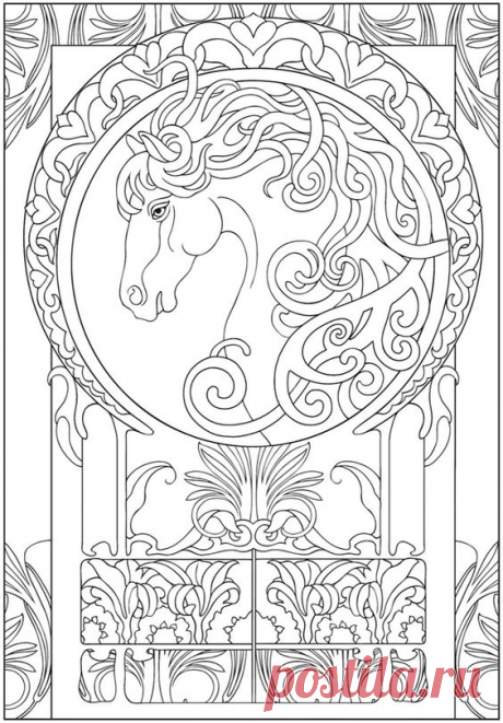 (24) Welcome to Dover Publications | Colouring pictures