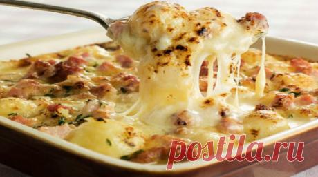 Лакомая и душистая картошка по-французски c куриным фаршем - ПУТЕШЕСТВУЙ ПО САЙТУ.