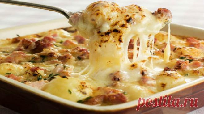 Лакомая и душистая картошка по-французски c куриным фаршем - ПУТЕШЕСТВУЙ ПО САЙТУ.