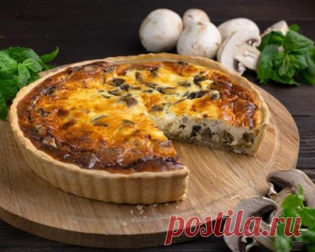 Киш с грибами и копченым мясом: как просто приготовить это блюдо | И рыба, и мясо Пульс Mail.ru Проверенный рецепт киша с грибами