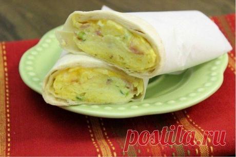 Бурито с ветчиной и сыром