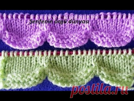 Dilimli Örgüye Başlama Tekniği Anlatımı