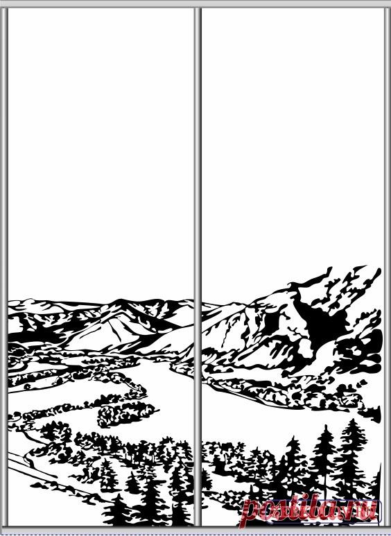 Пескоструйный рисунок Природа в векторе | Хороший дизайн: Скинали Фрески Фотообои Пескоструйные рисунки