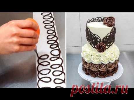 Chocolate Decoration Cake - Decorando con Chocolate by Cakes Step by Step