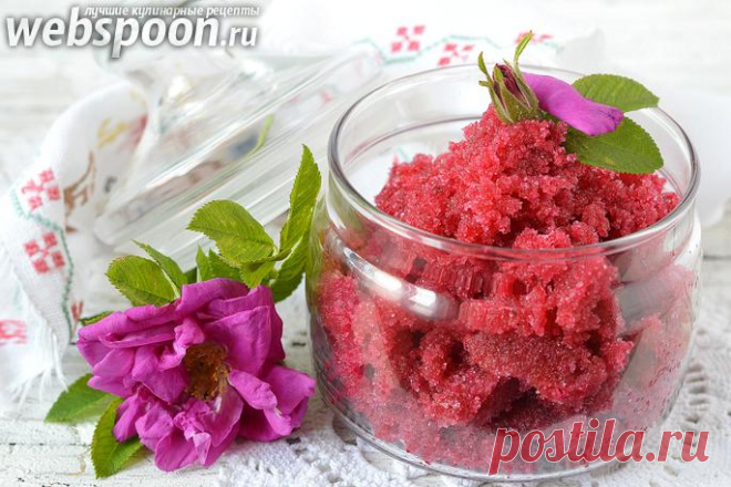 Роза перетёртая с сахаром рецепт с фото на Webspoon.ru