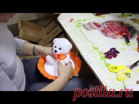 Мастер-класс. Крепёж съёмной игрушки на каркас букета
