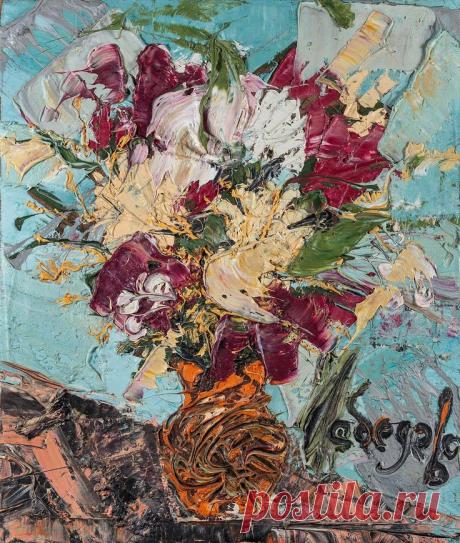 Картина Астры в старинном глиняном горшке Екатерина Лебедева художник в 2025 г | Картины, Художник, Глиняные горшки