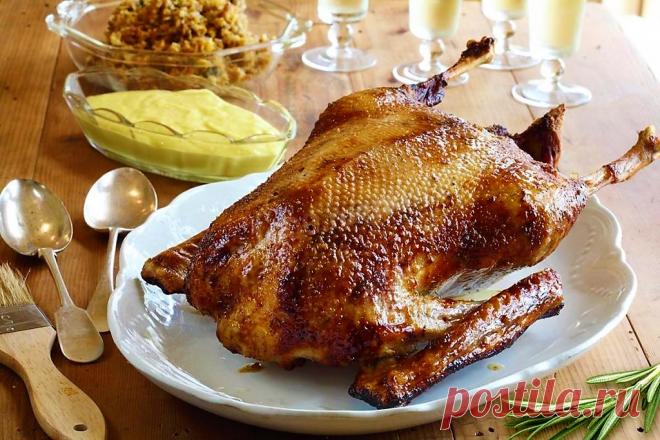 Рецепт фаршированного гуся Блюда Еда - Журнал полезных советов