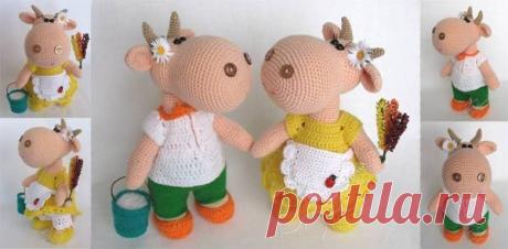 вязаная корова - Самое интересное в блогах