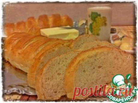 Батон на кефире - кулинарный рецепт