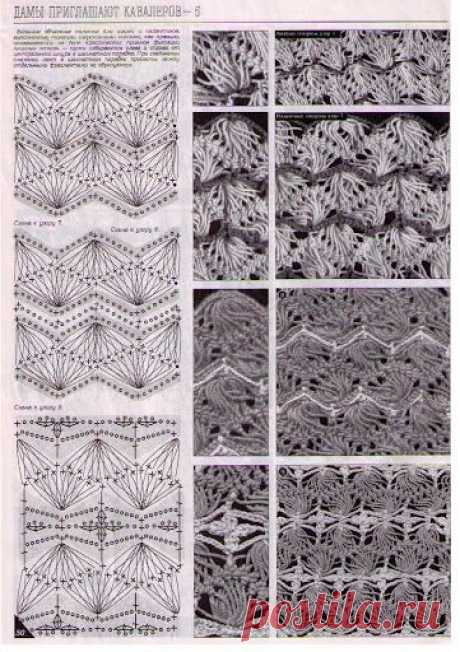 Ленточное кружево (схемы)