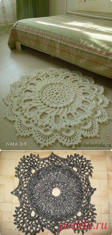 Вязание крючком - Кружевные коврики » Поиск мастер классов, поделок своими руками и рукоделия на SearchMasterclass.Net