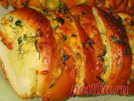 Пропитанный маслом и сыром хлебушек. | Вкусно и быстро. | Яндекс Дзен