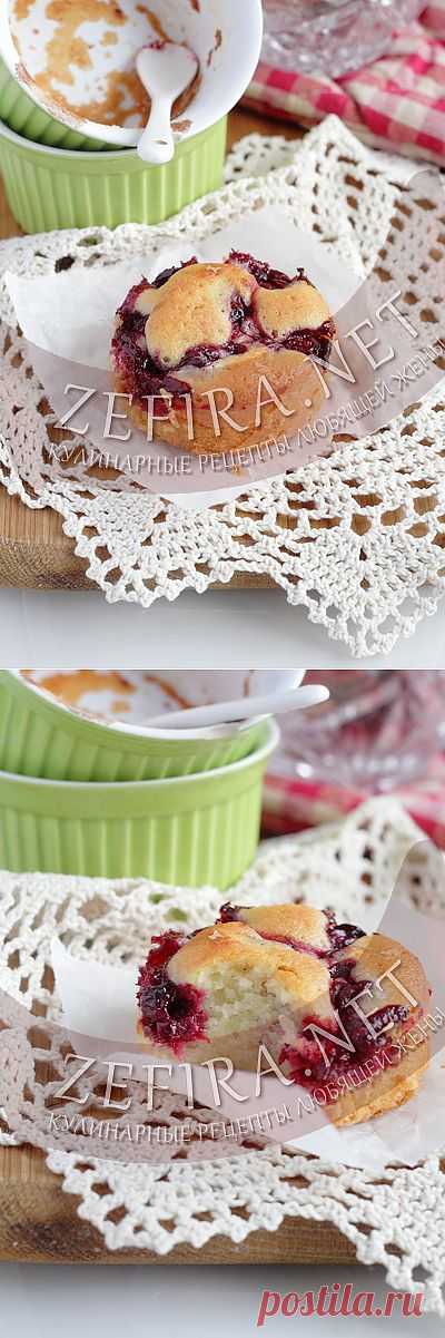 Нежный кекс с вишней - домашние рецепты с фото