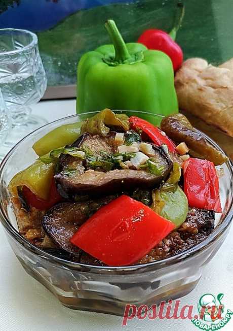 Маринованные баклажаны с перцем &quot;Суточные&quot;