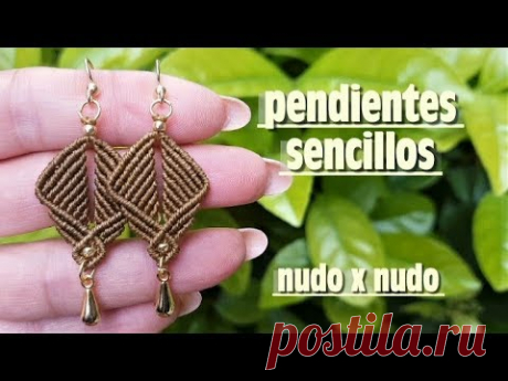 COMO ABRILLANTAR PENDIENTES DE HILO ENCERADO