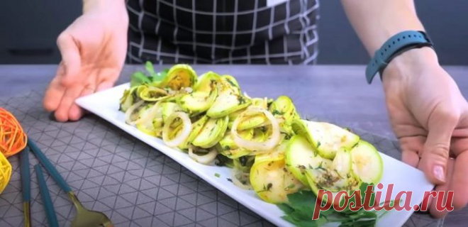 Кабачки летом не жарю, не пеку. Минутная вкуснота: рецепт оригинальной закуски