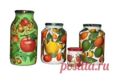 Декупаж по стеклу