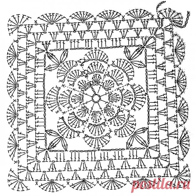 Весёлый квадрат: 14 моделей с цветными мотивами крючком | Вязание с Paradosik_Handmade | Дзен