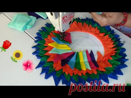 INICIANTES VÍDEO 08 TAPETE DE BIQUINHOS DIFERENTE MUITO FÁCIL E RÁPIDO informação na descrição vídeo