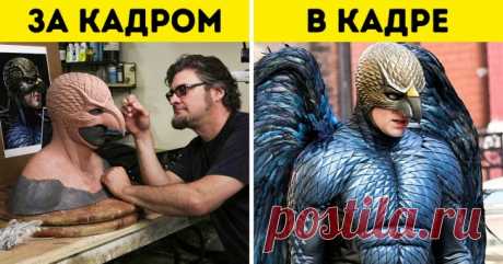 Посмотрите, как создаются монстры в кино. Закадровые фото наконец объясняют, почему получается так реалистично . Милая Я