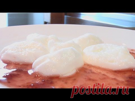 Снежки с клубничной подливкой видео рецепт. Книга о вкусной и здоровой пище - YouTube