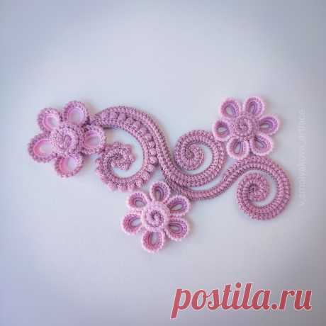 Цветок из натурального шёлка | V.Smolyakova Art Lace | Дзен