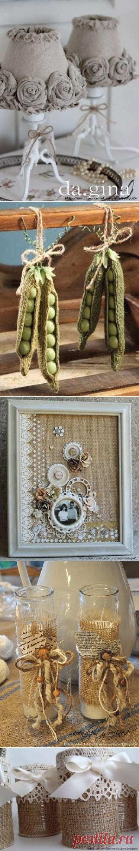 МЕШКОВИНА, ЛЁН, ХОЛСТИНА. ОЧЕНЬ МНОГО ИДЕЙ!!!