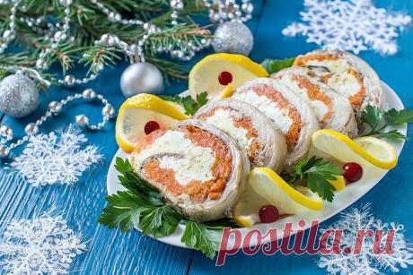 Праздничный рулет из скумбрии - Простые рецепты Овкусе.ру