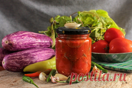Салат "Кобра" из баклажанов на зиму - рецепт с фото без стерилизации, с чесноком