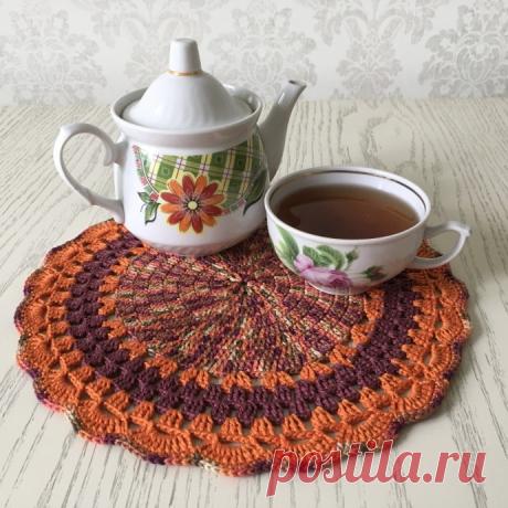 Круглые салфетки - подставки под горячее