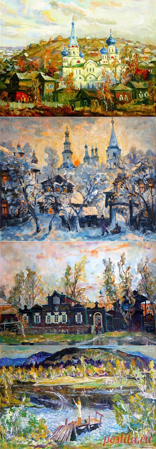 ХУДОЖНИК ВЛАДИМИР КУЗЬМИН. «Старый Иркутск»