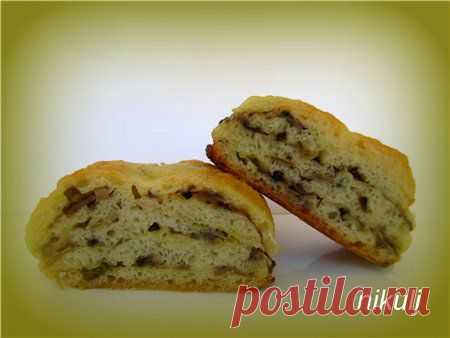 Грибной рулет - кулинарный рецепт