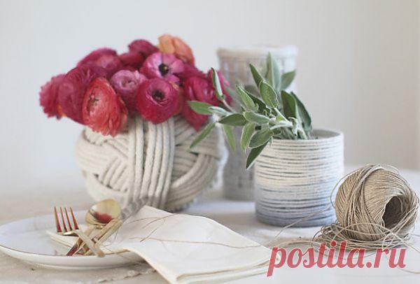 Вазы в морском стиле своими руками | Дом-Цветник