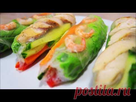 Спринг-роллы с курицей. Интересный способ приготовления который должен знать каждый