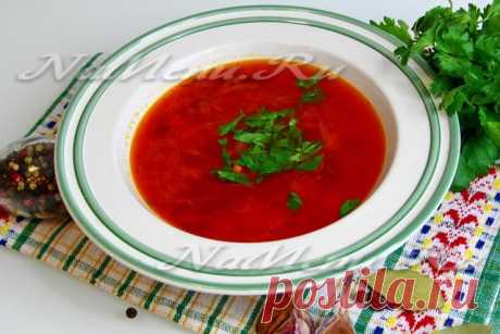 Борщ с квашеной капустой, пошаговый рецепт с фото