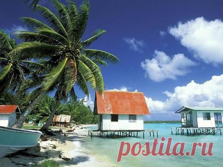 Острова Туамоту. Самая большая цепь атоллов в мире