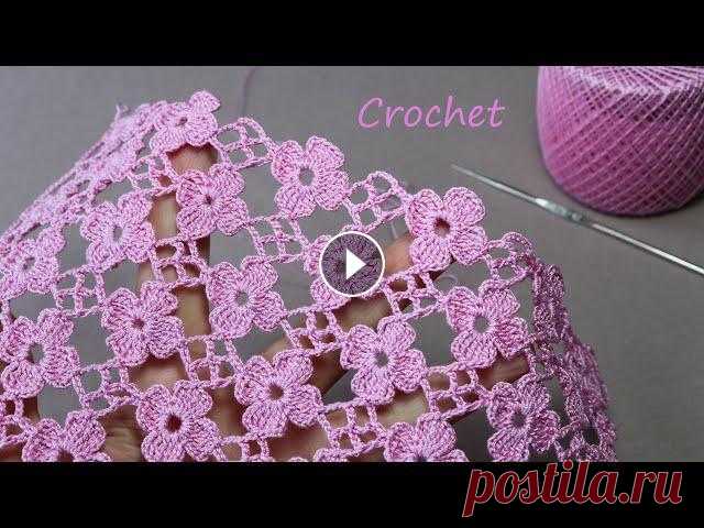 SUPER EASY Beautiful Flower Pattern Crochet KNİTTİNG PATTERNS  СУПЕР легкий УЗОР для вязания крючком @Уроки ВЯЗАНИЯ Литке Татьяны @CROCHET step by step Please financial support! PayPal: litke108@gmail.com Privatbank card: 5363 5420 1481 8653 Вязанные ...