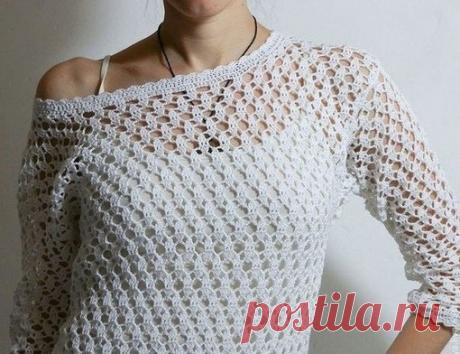 Aжурный пуловeр