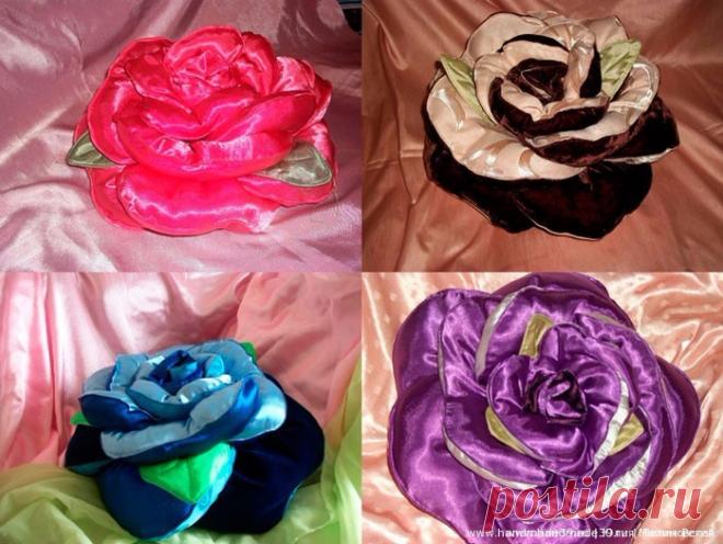 сообщение VALERI-ELIN : МК Шитая подушка-роза с листьями (12:31 23-01-2017) [5420033/406888786] - chajka48@meta.ua