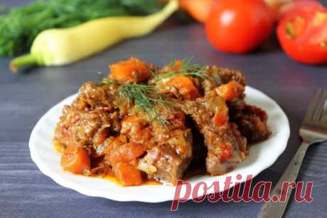 Говядина тушеная с овощами в мультиварке рецепт с фото пошагово - 1000.menu
