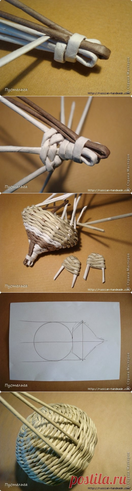 ​Плетение из газетных трубочек енота — Сделай сам, идеи для творчества - DIY Ideas