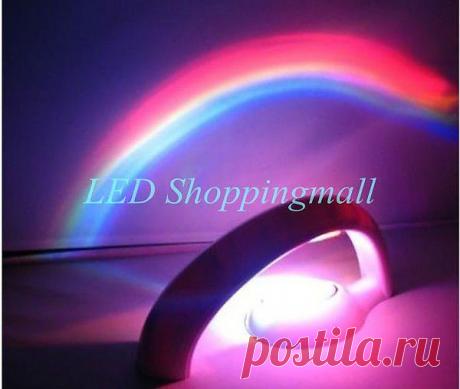 Очень красивая лампа -ночник .Радуга в Вашем доме.