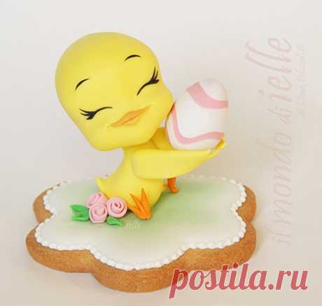 Easter Chick - Cake by il mondo di ielle - CakesDecor