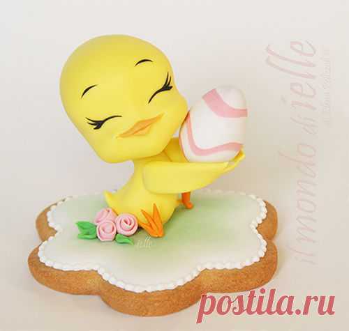Easter Chick - Cake by il mondo di ielle - CakesDecor