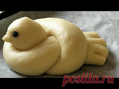 Вкусные БУЛОЧКИ ЖАВОРОНКИ из постного дрожжевого теста.