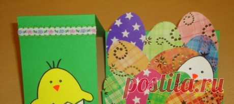Красочная объемная пасхальная открытка от педагога Ольги Тетенькиной. Все необходимые чертежи и размеры — в публикации на MAAM. https://www.maam.ru/detskijsad/master-klas-po-izgotovl..