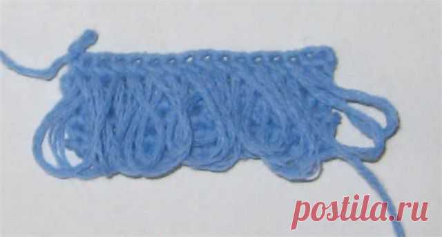 Нераспускающаяся бахрома - крючком (для мочалок,детских вещей,игрушек).