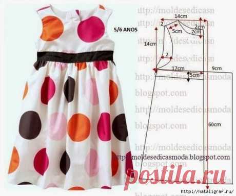 Детское летнее с выкройками.