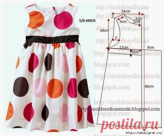 Детское летнее с выкройками.